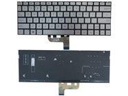 Original New Asus ZenBook UX333F UX333FA-DH51 UX333FAC-XS77 UX333FN Keyboard US Silver Backlit