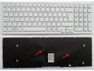 Original Brand New White Keyboard fit SONY Vaio VPCEB Series Laptop -- 148793221,MP-09L23US-8861