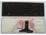 Original New Toshiba Satellite A660 A660D A665 A665D Series Laptop Keyboard -- US Layout With Backlit