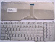 Toshiba Satellite P200, P205, X205 Series Laptop Keyboard -- [Color: Silver]