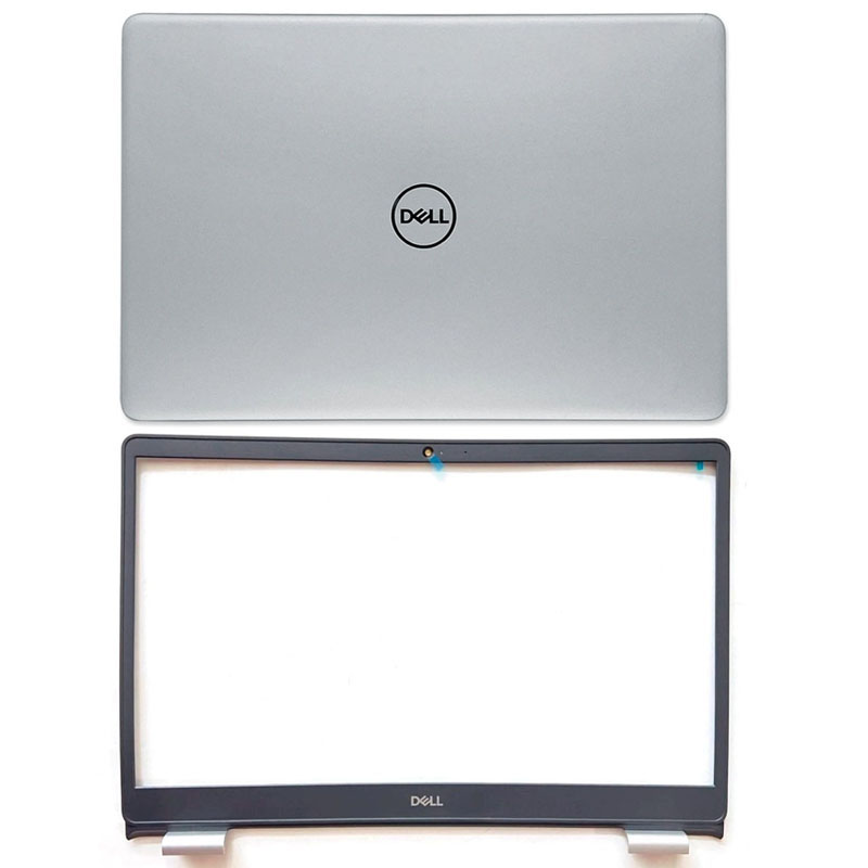 New Dell Inspiron 15 5000 5593 LCD Back Cover 032TJM Silver Top Case & LCD Front Bezel