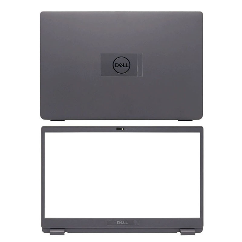 New Dell Latitude 3410 E3410 LCD Back Cover 0GMYC0 Black Top Case & LCD Front Bezel 0HX1C3