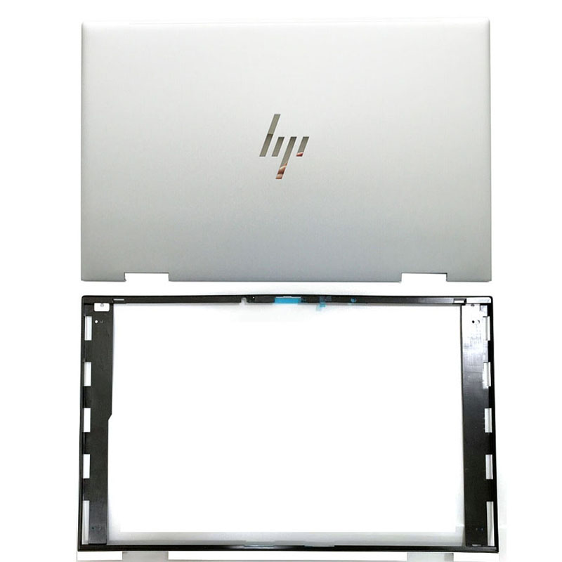 New HP Envy 15-EW 15-EW0013DX 15-EW0023DX Silver LCD Back Cover N09645-001 & LCD Front Bezel AB3RS000210