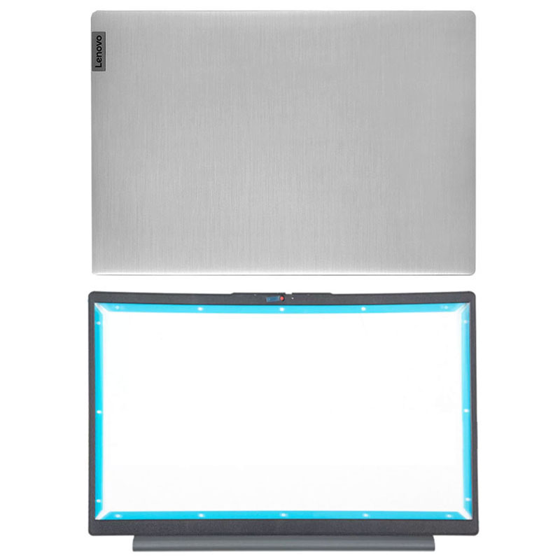 New Lenovo IdeaPad 3-15ADA6 3-15ALC6 3-15ITL6 Silver LCD Back Cover Rear Lid Top Case & LCD Front Bezel