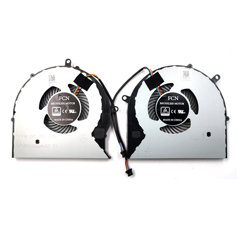 Original New Asus FX63V FX63VM FX63VM7300 FX63VM7700 FZ63VD FZ63VM CPU & GPU Cooling Fan L & R One Pair