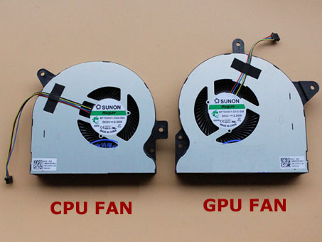 Original New Asus ROG G752 G752VL G752VT G752VY Series Laptop Cooling Fan - CPU Side & GPU Side