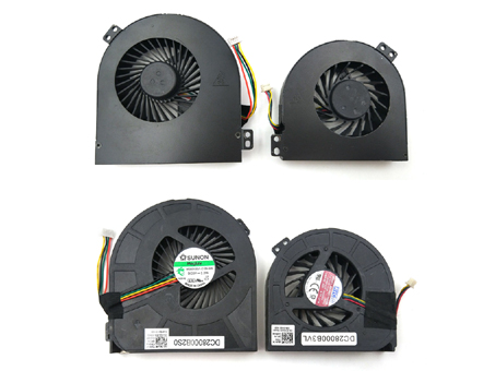 Original New Dell Precision M4800 CPU & GPU Cooling Fan 02K3K7 00WGVF Pair