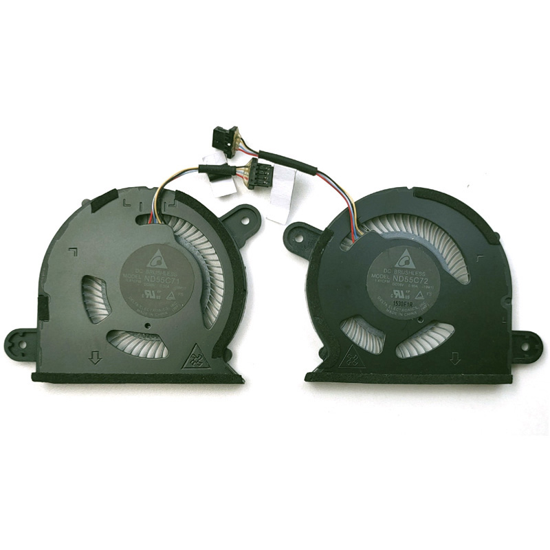 New Dell XPS 13 9300 9310 2020 Laptop CPU & GPU Cooling Fan One Pair L+R 0WX28K 0FRK0V