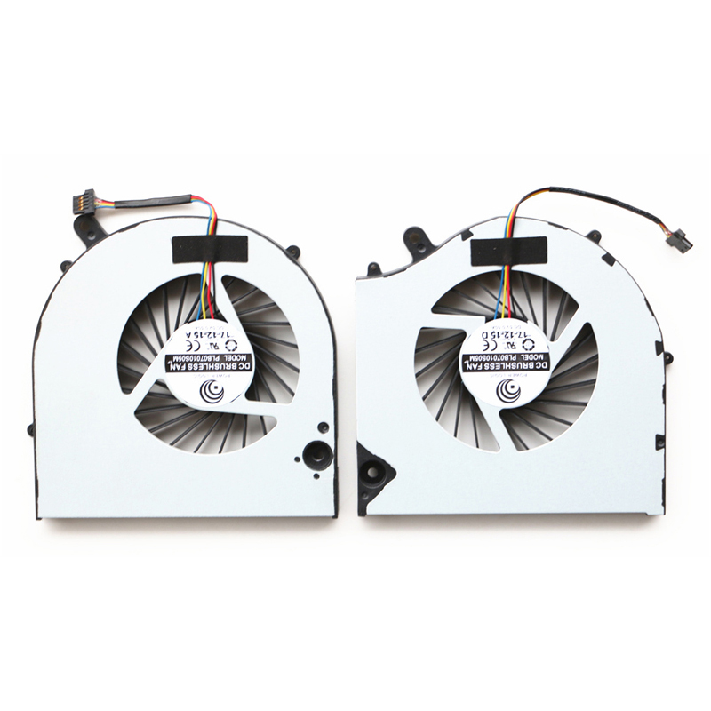 New CPU & GPU Cooling Fan For EVGA SC15 Gaming Laptop PLB07010S05M