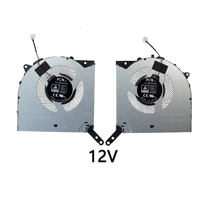 New Lenovo Legion 5 15ARH7 15ARH7H 15IAH7 15IAH7H CPU & GPU Cooling Fan 12V L + R 5H40S20492 5H40S20491