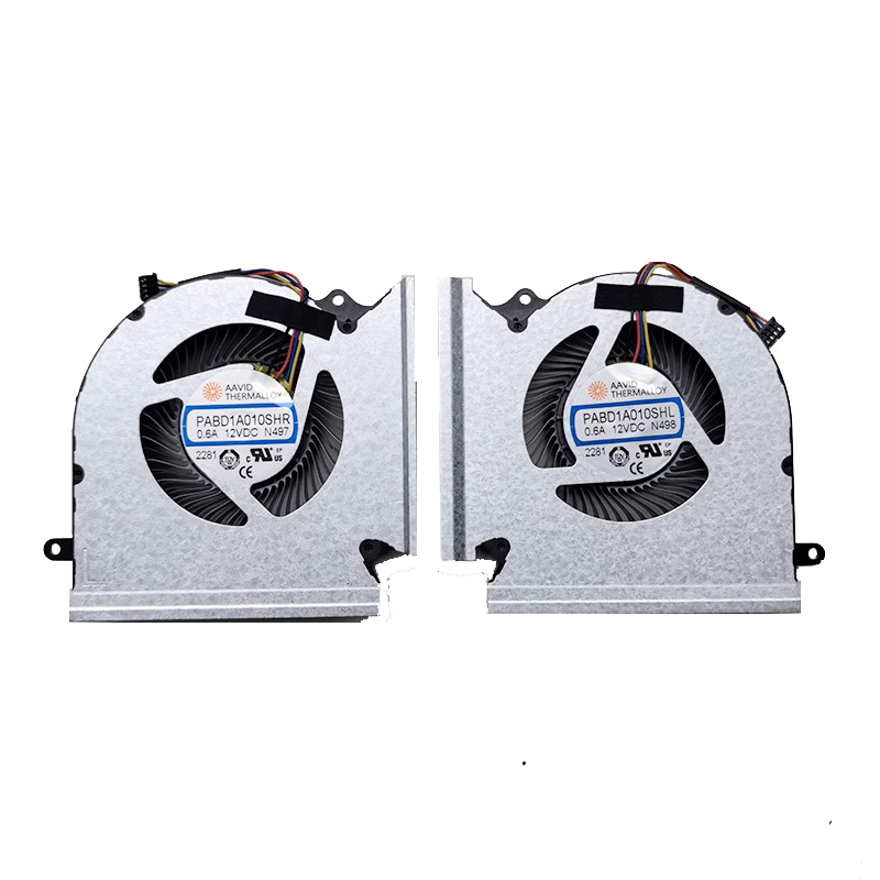 New MSI Raider GE67HX 12UGS 12UHS Vector GP66HX 12UGS 12UHS MS-1545 Laptop CPU & GPU Cooling Fan DC12V