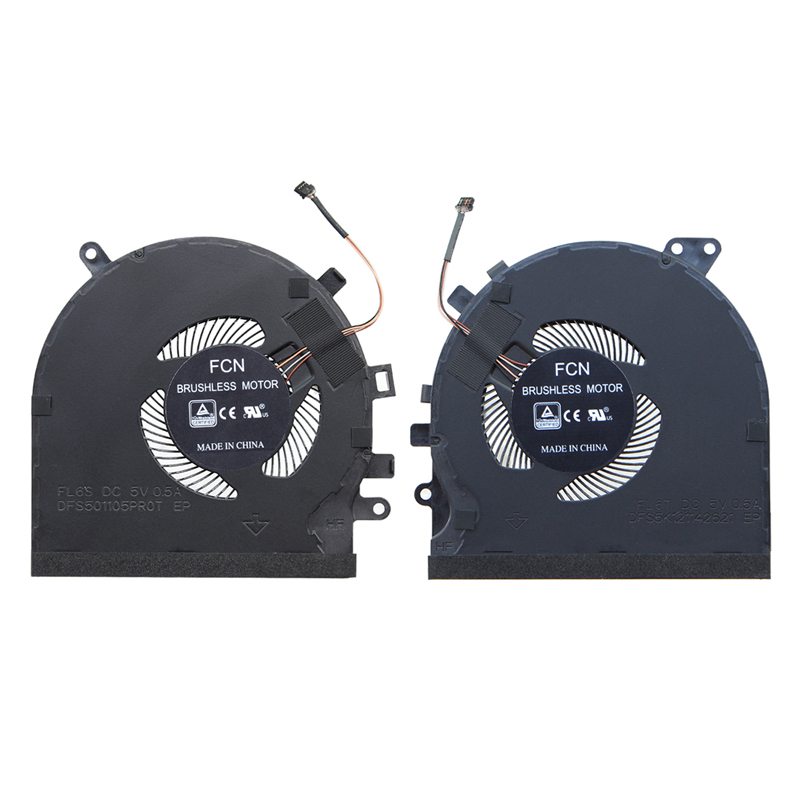 Original New Razer RZ09-027 RZ09-0270 RZ09-0300 Spirit Blade 15 Laptop CPU & GPU Cooling Fan One Pair