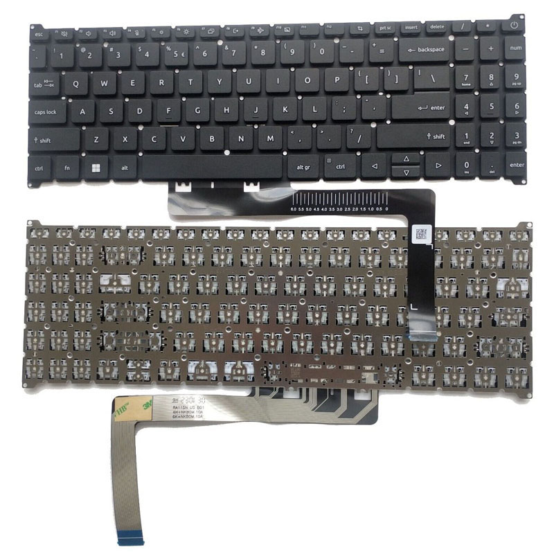 New Acer Aspire A315-59 A315-59G A515-57 A515-57G A715-51G A715-76 S50-54 Keyboard US Black