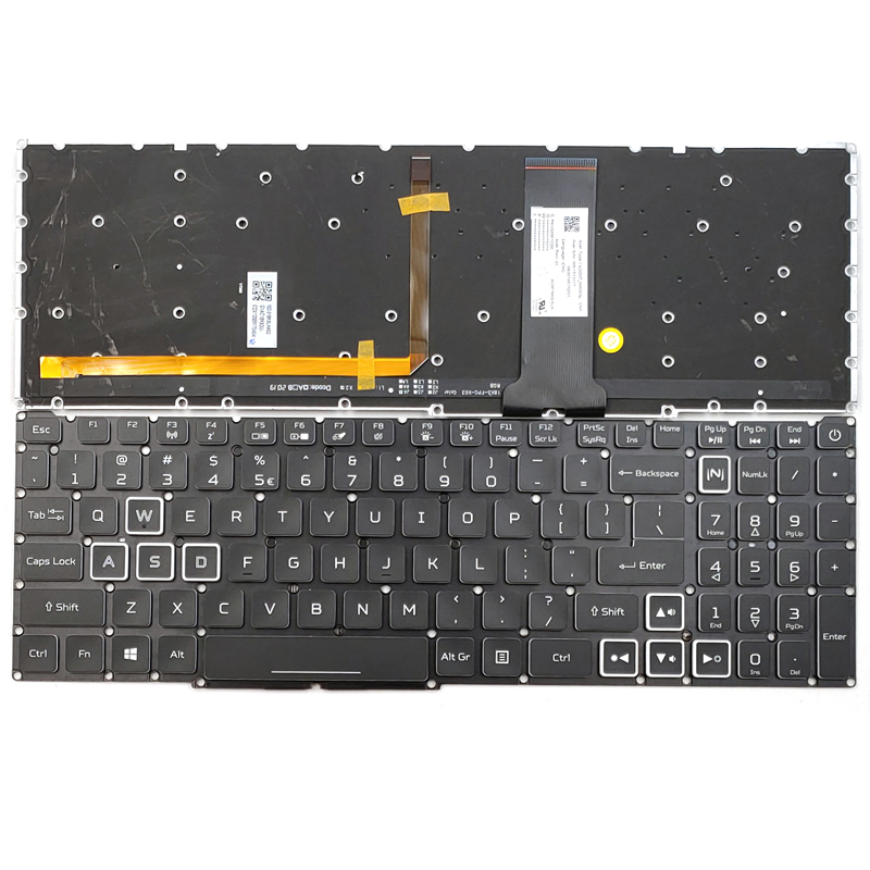 Original New Acer Nitro 5 AN515-45 Series Laptop Keyboard US Full Colorful Backlit