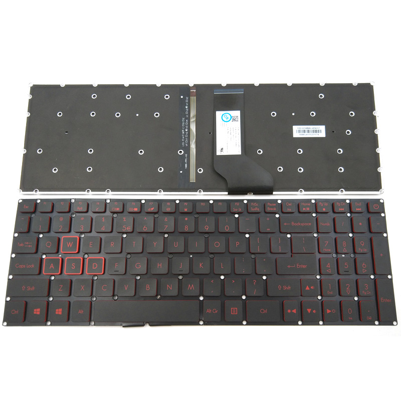 Original New Acer Aspire Nitro 5 AN515-41 AN515-42 AN515-51 Laptop Keyboard US Backlit