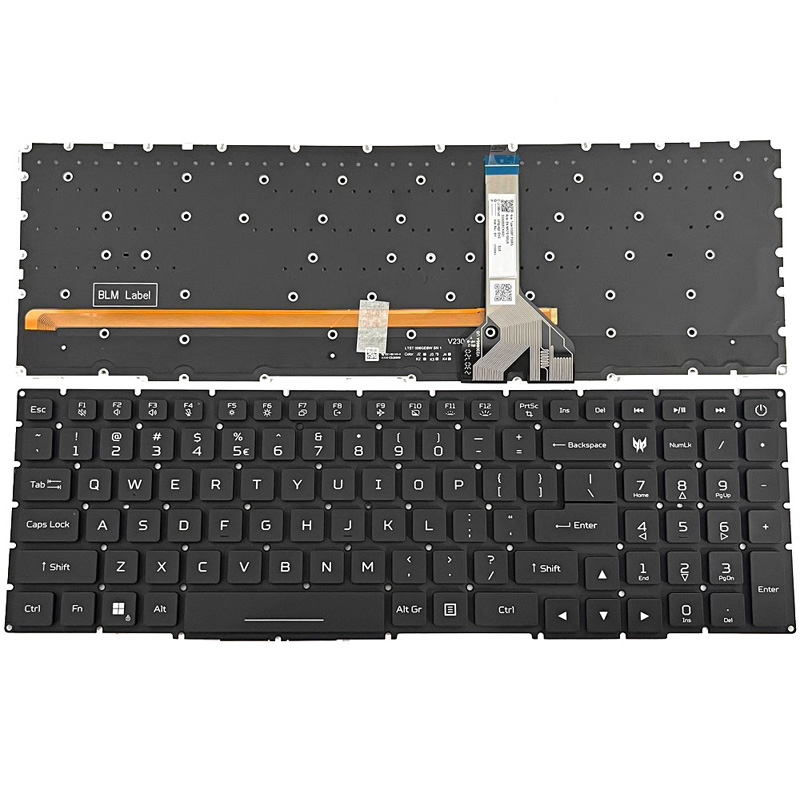 New Acer Predator Helios Neo 16 PHN16-72 / Neo 18 PHN18-71 Series Laptop Keyboard US RGB Backlit