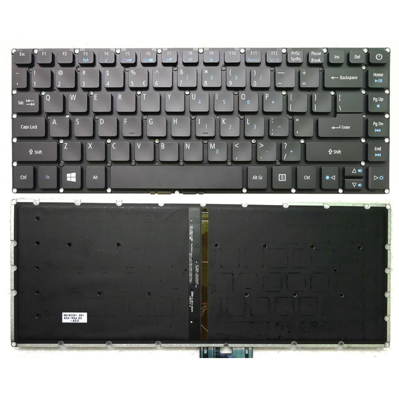 Original New Acer Swift 3 SF314-51-52W2 SF314-51-31NE SF314-51 N16P5 Laptop Keyboard US Backlit