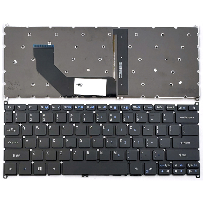 Original New Acer Swift3 SF314-52G SF314-55G SF514-51G Keyboard US Black With Backlit