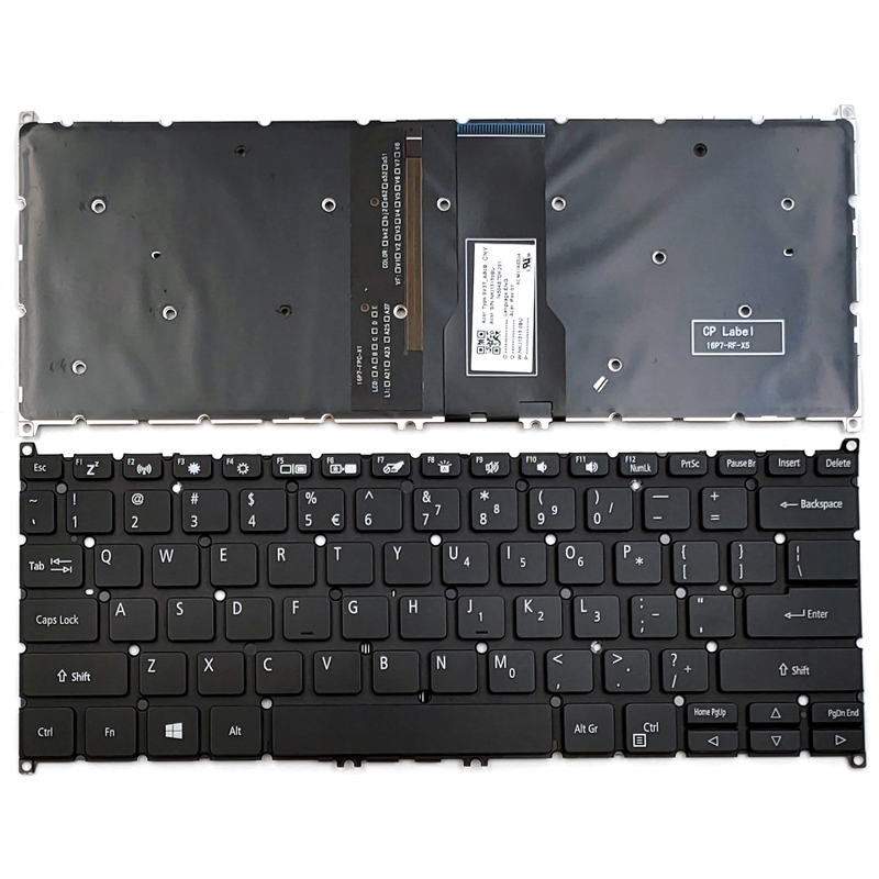 New Acer Spin 5 SP513-52 SP513-52N SP513-52NP SP513-53N Series Keyboard US Backlit