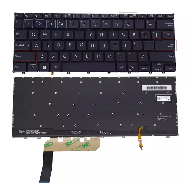 New Asus ExpertBook B3 Flip B3402FBA B3402FEA Series Laptop Keyboard US Backlit