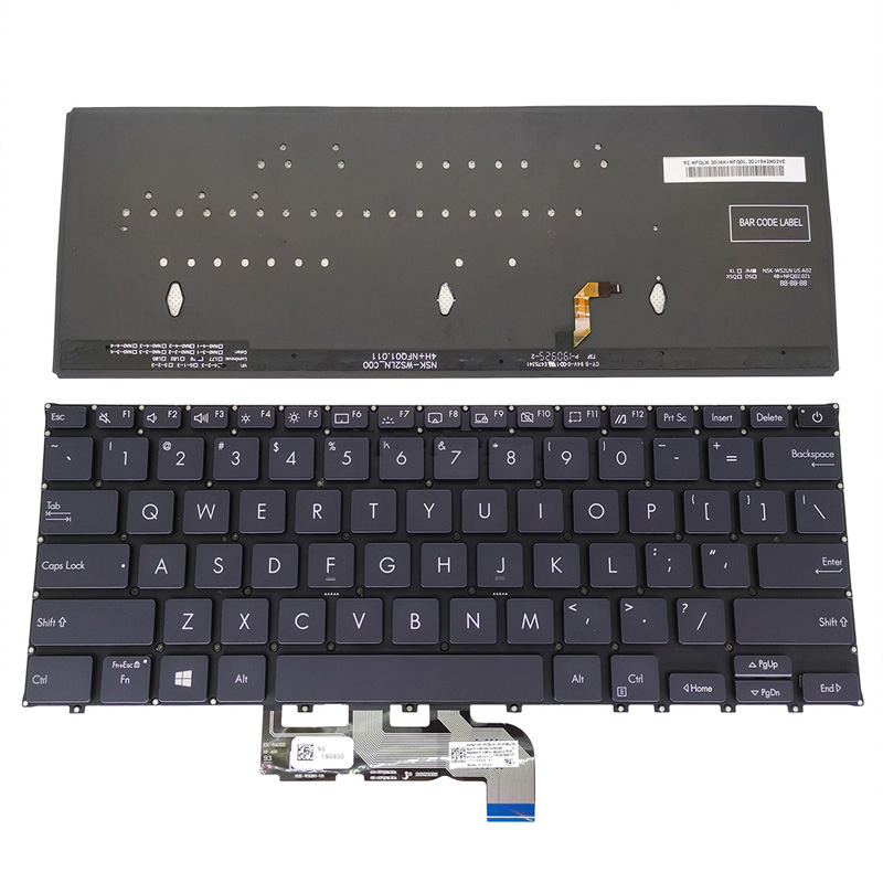 New Asus ExpertBook B9 B9450 B9450F B9450FA Series Laptop Keyboard US Backlit Without Frame