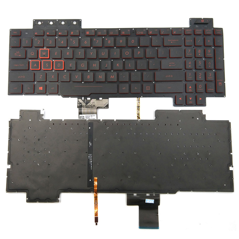 Original New Asus TUF Gaming FX504 FX504GD FX504GE FX504GM FX505 FX505GD FX505GE FX505GM FX80 FX6 Keyboard US Backlit