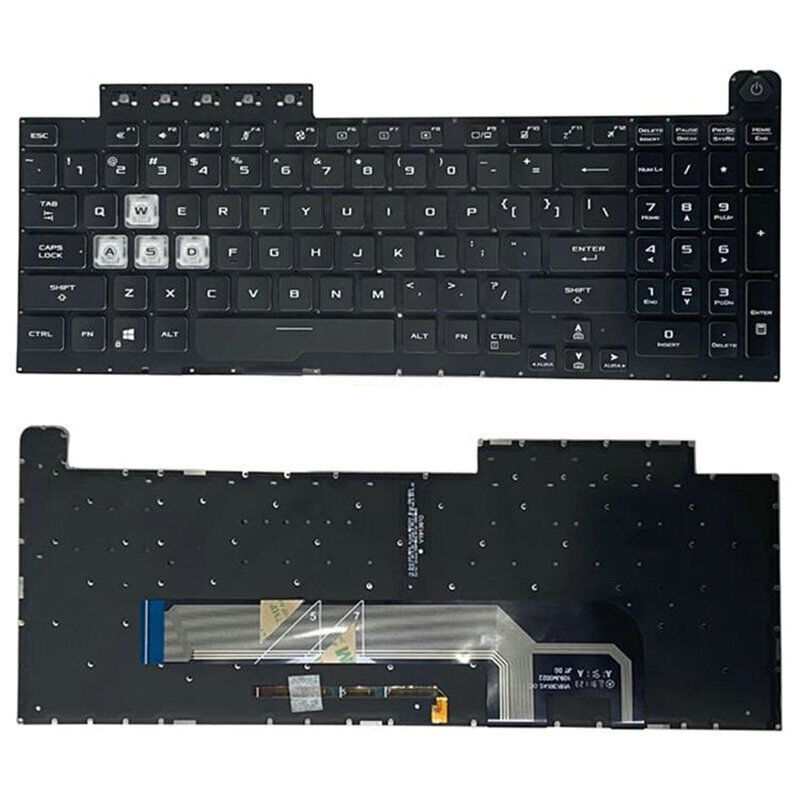 New Asus TUF Gaming FA506 FX506 FX506II FX506IH FX506LI FA706 FX706 Keyboard US Black With Backlit