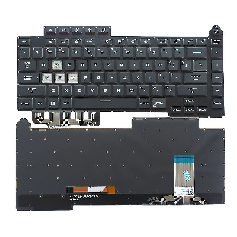 New Asus ROG Strix G15 G513 G513Q G513QM G513QY G533 Keyboard US Backlit 2021 Model