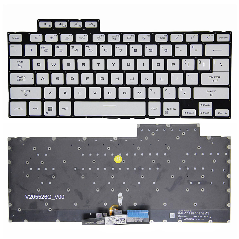 New ASUS ROG Zephyrus G14 GA402R GA402RJ GA402RK GA402RU GA402X GA402XV Keyboard US White With Backlit