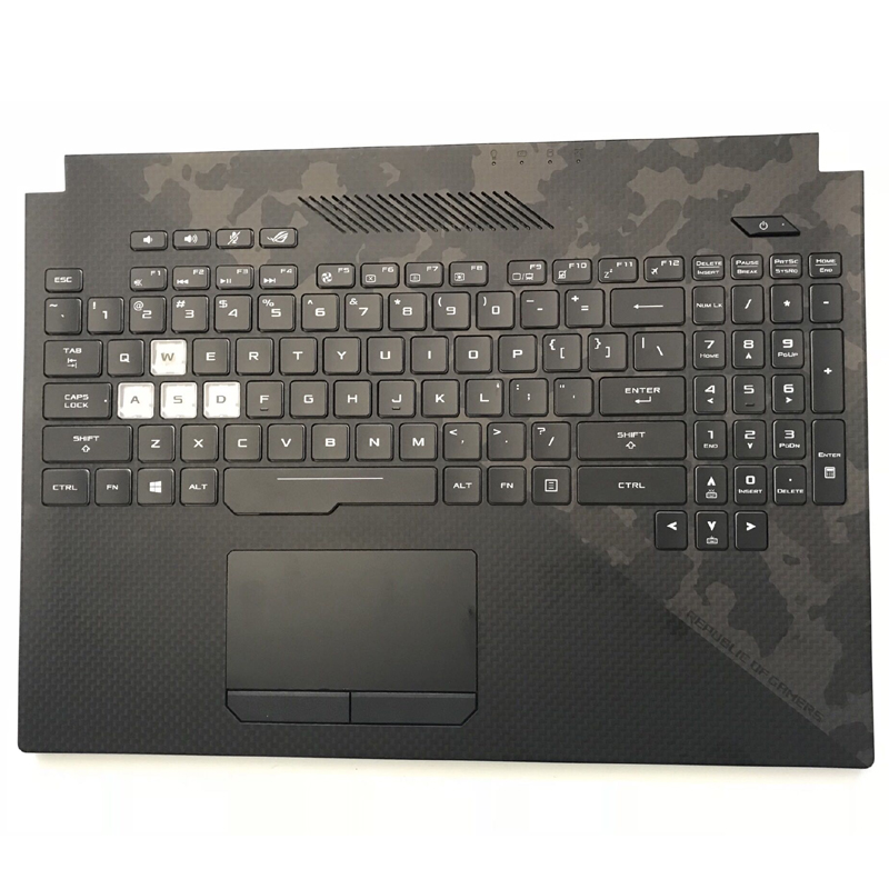 Original New Asus ROG Strix GL504 GL504GS GL504GM GL504V GL504GW Keyboard With Touchpad Palmrest Upper Case