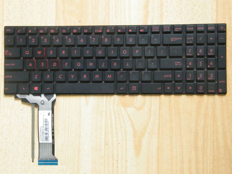 Original New Asus ROG G551 GL551 GL552 G771 GL752 Series Gaming Laptop Keyboard With Red Backlit