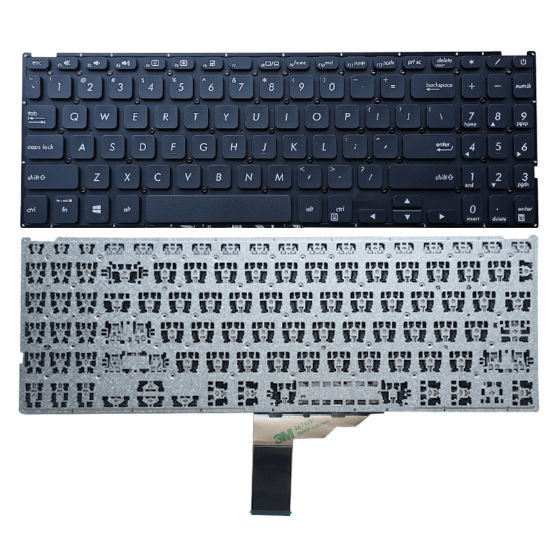 Original New Asus ASUSPRO P3540 P3540FA P3540FB PX574FA PX574FB Laptop Keyboard US Black No Frame