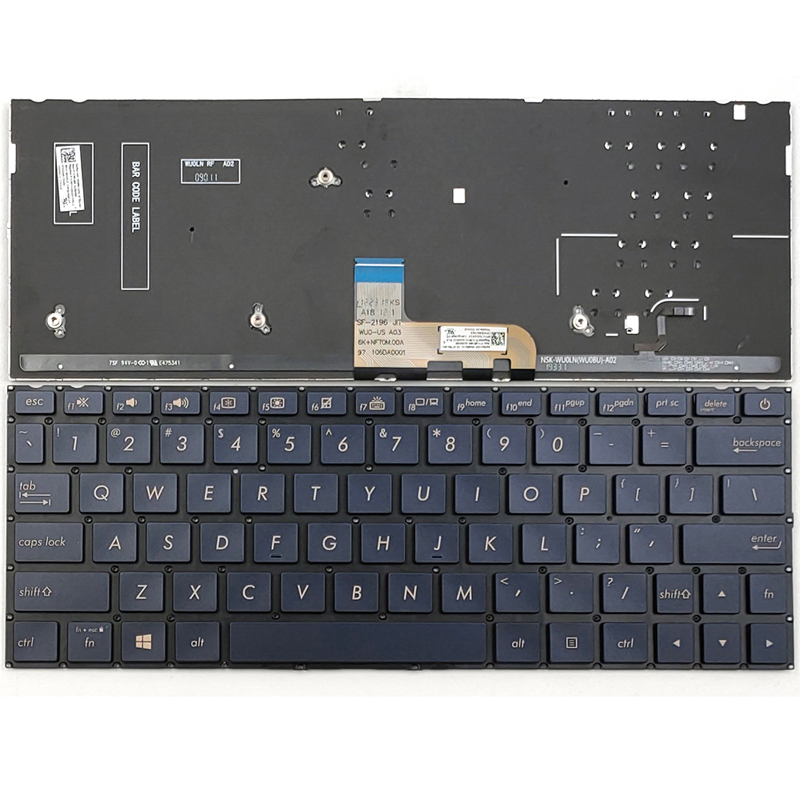 Original New Asus ZenBook UX333 UX333FA UX333FA-AB77 UX333FN Keyboard US Backlit