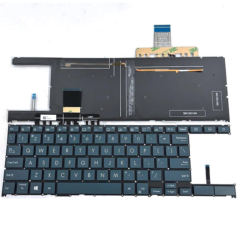 New Asus ZenBook Duo 14 UX482 UX482E UX482EA UX482EAR UX482EG UX482EGR / Duo Pro 14 UX8402 UX8402ZA UX8402ZE UX4100E UX4100EA Laptop Keyboard US Blue Wiht Backlit