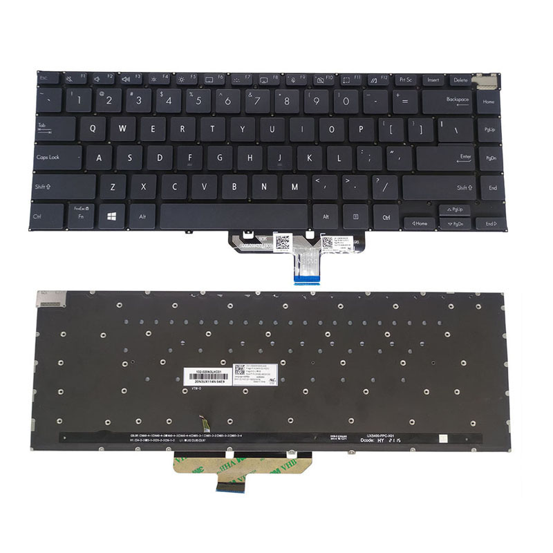 New Asus Zenbook 14X UX5400E UX5400EA UX5400EG UX5400 Keyboard US Black With Backlit