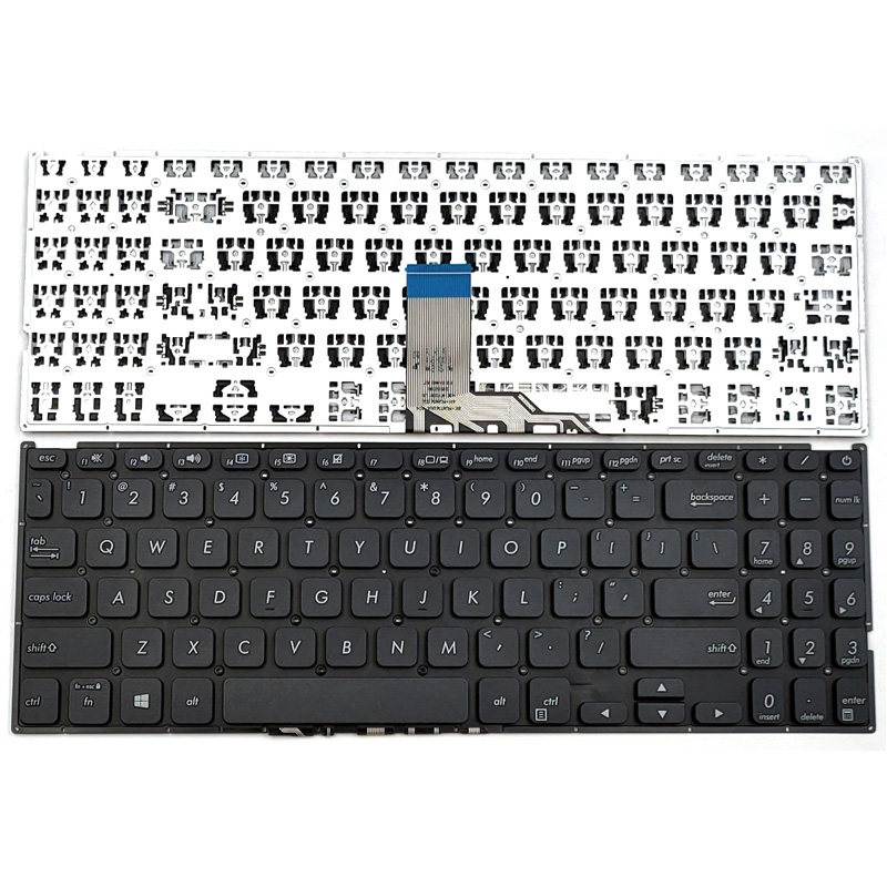 New Asus Vivobook F512DA F512DA-WH31 F512FA F512UA X512 X512FA X512DA X512UA Laptop Keyboard US Black