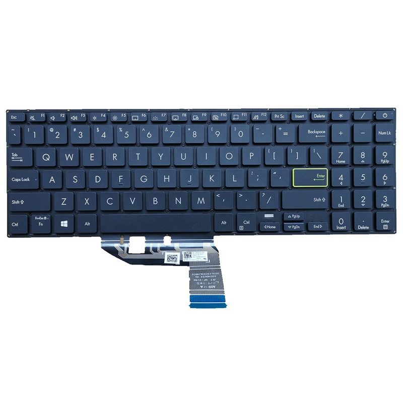 New Asus VivoBook M513 M513UA X513 X513EA X513EQ X513UA Keyboard US Black With Backlit