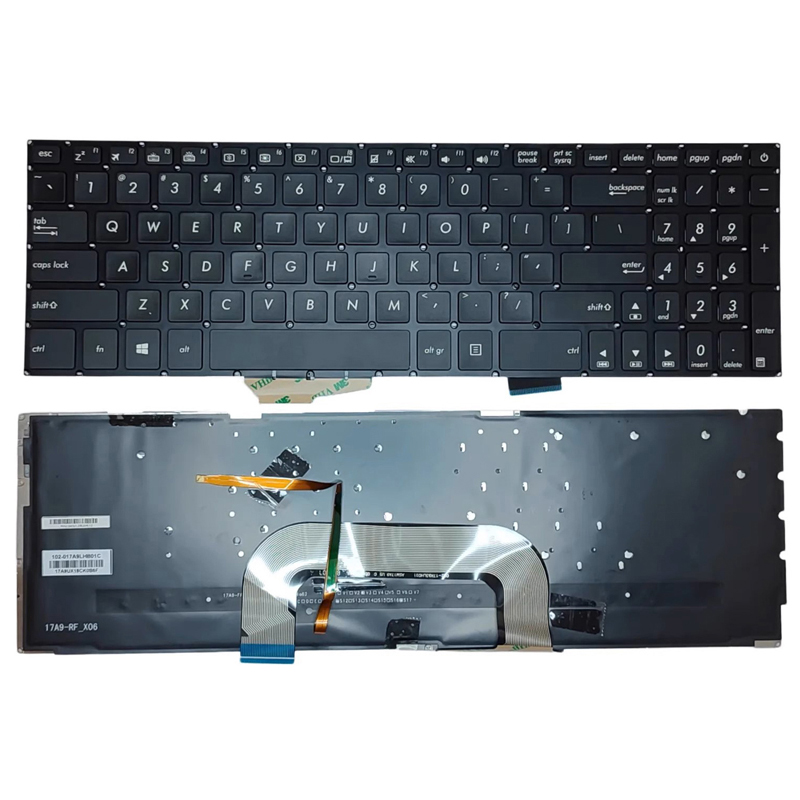 New Asus VivoBook 17 X705 X705MA X705NC X705UA A705UA N705 Keyboard US Black With Backlit