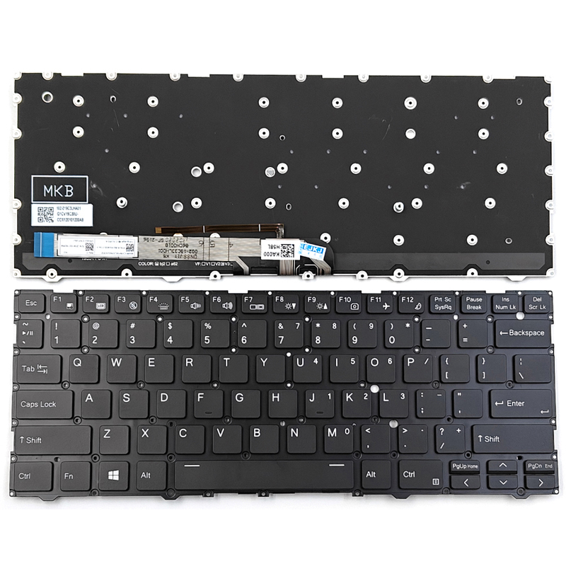 New Clevo L140CU L140PU L140MU L141CU L141PU L141MU NV40MZ NV41MZ Series Laptop Keyboard US Backlit