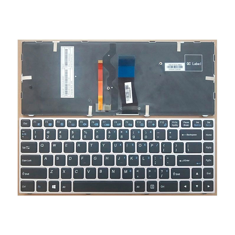 Original New Clevo P640RE P640RF P641RF P640HK1 P641HK1 P641HJ Keyboard US Backlit