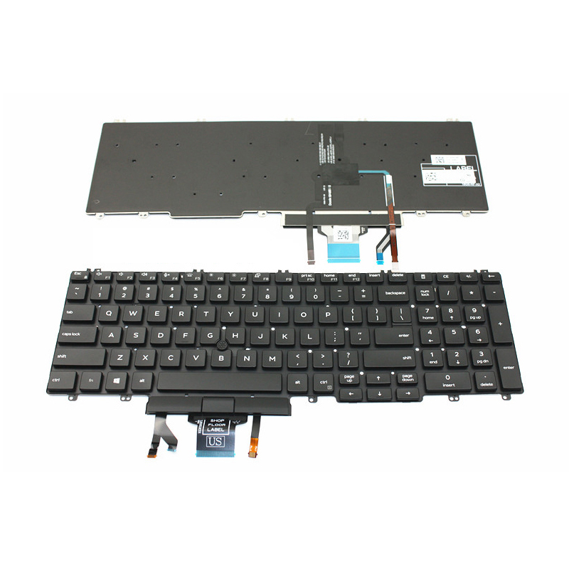 New Dell Latitude 5500 5501 5510 5511 Precision 3540 3541 3550 3551 With Pointer Keyboard US Backlit 0MMH7V
