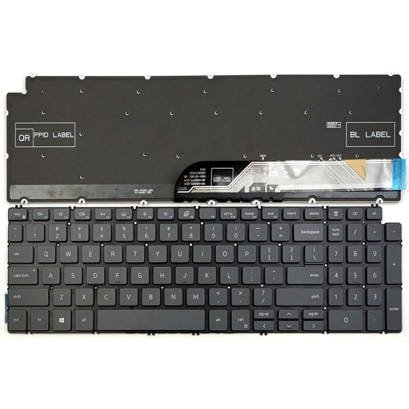 Original New Dell Inspiron 7590 7591 7791 5584 5590 5593 5594 5598 Keyboard US Backlit