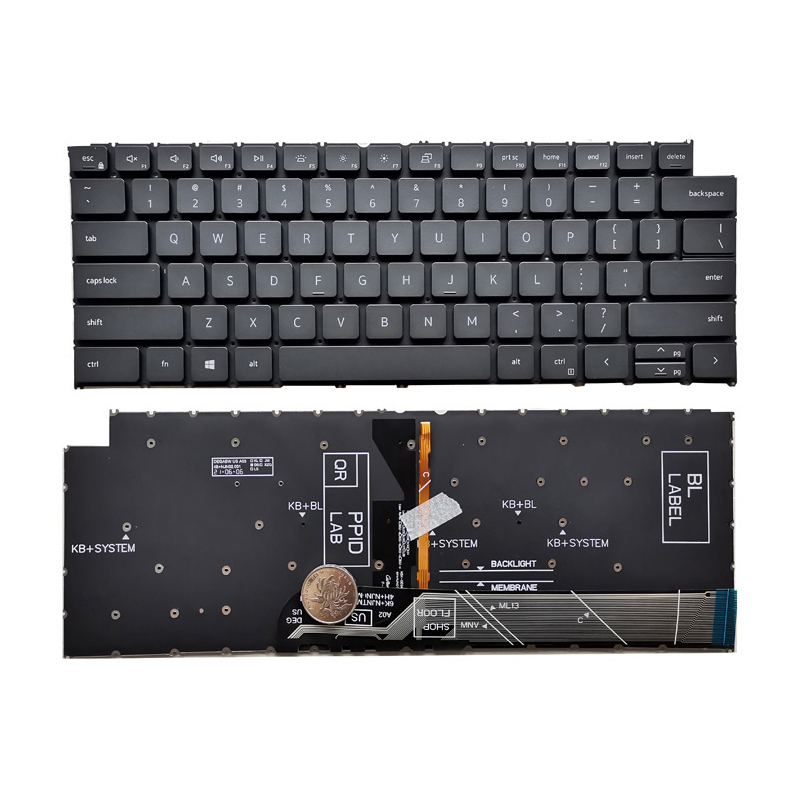 New Dell Inspiron 5310 5320 5620 5625 Inspiron 16 Plus 7620 Inspiron 14 5410 5418 5420 7415 7420 7425 2-in-1 Keyboard US Backlit