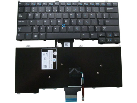 Original New Dell Latitude E7440 E7420 E7240 Laptop Keyboard With Stick Pointer Non-Backlight - 4G6VR