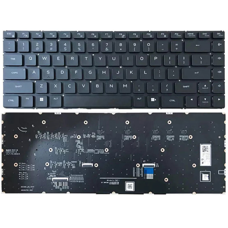 New Dell G16 7620 7625 7630 7635 Series Laptop Keyboard US Black With Per-Key RGB Backlit