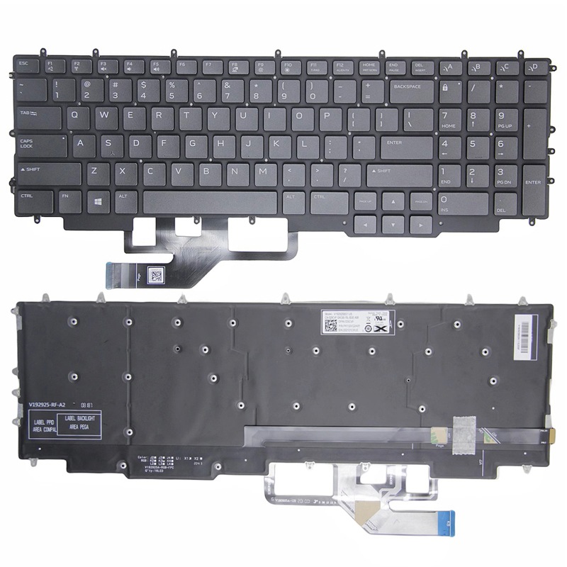 New Dell G7 17 7700 Laptop Keyboard US Black With Backlit 029CVF V192925BS1 P46E001