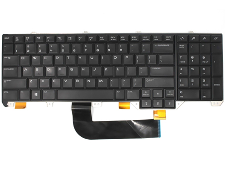 Original New Dell Alienware M17X R5 Laptop Backlit Keyboard US 0M8MH8 PK130UJ1B00