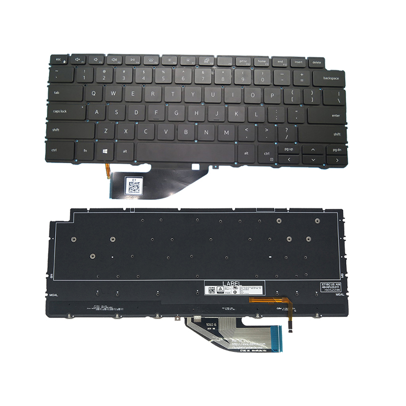 Genuine New US Keyboard Backlit For Dell XPS 13 7390 2-in-1 Keyboard KTR02