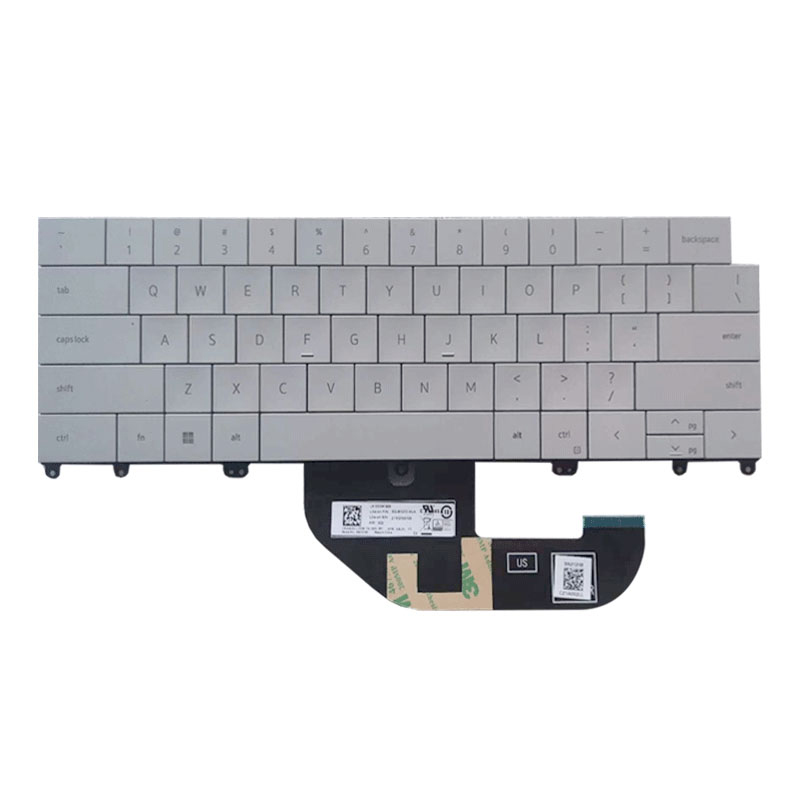 New Dell XPS 13 Plus 9320 Series Laptop Keyboard US White With Backlit