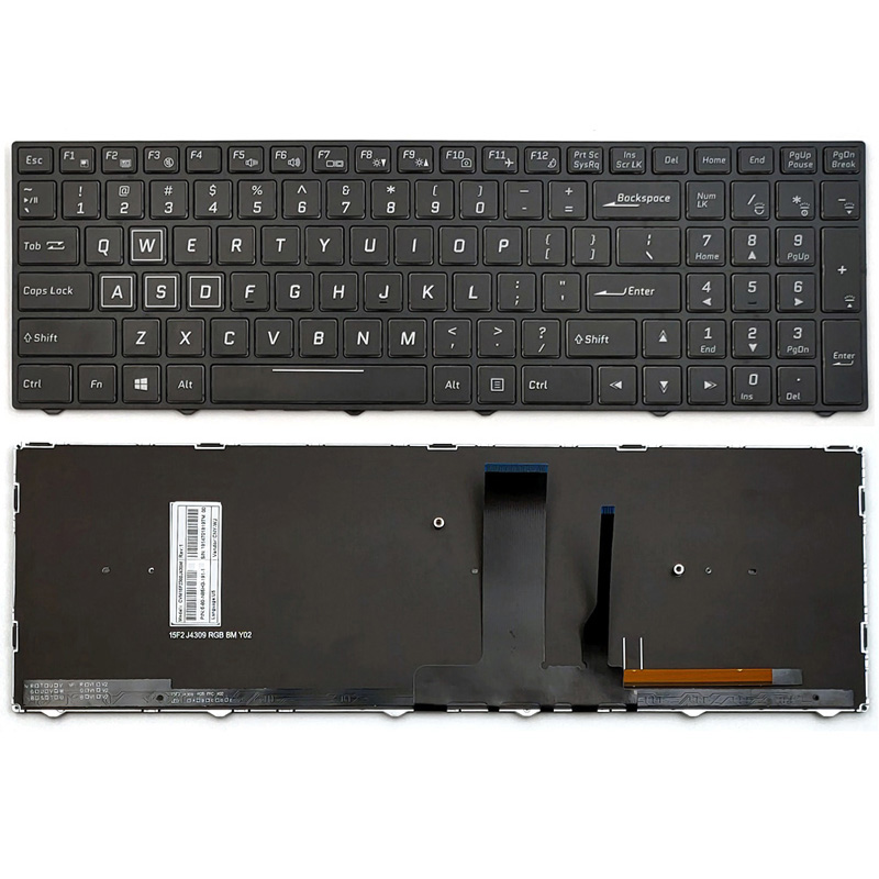 New Gigabyte Sabre 15 Sabre 17 Keyboard US Black With Backlit